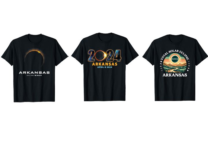 Arkansas Total Eclipse Shirts