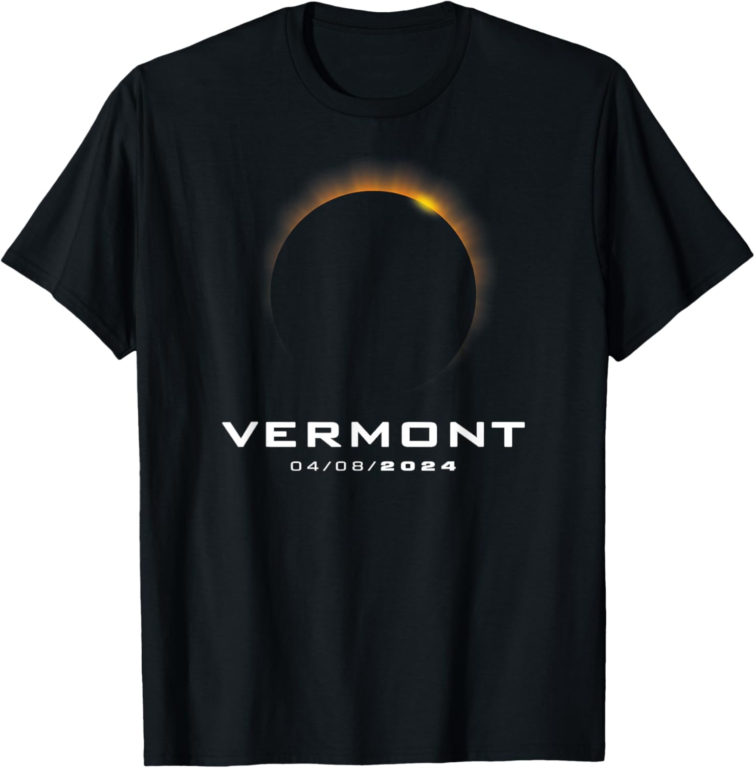 Total Solar Eclipse 2024 Vermont T-Shirt