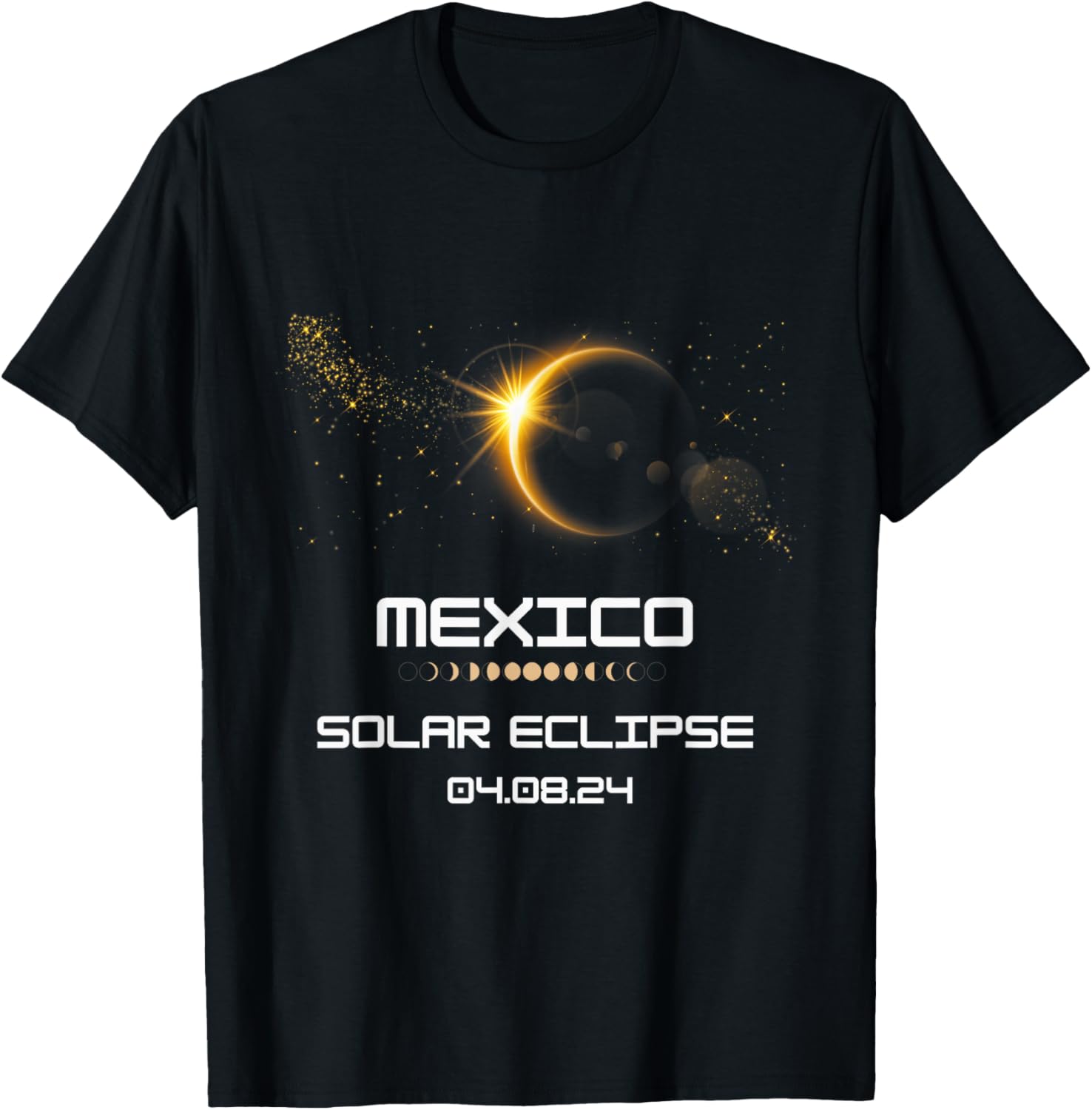 2024 Total Solar Eclipse Mexico T-Shirt