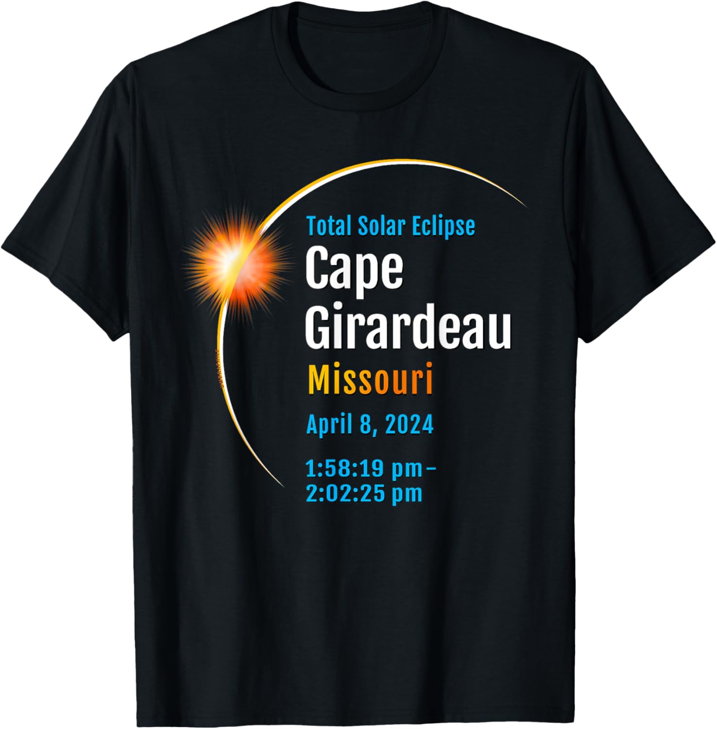 Cape Girardeau Missouri Total Solar Eclipse 2024 T-Shirt