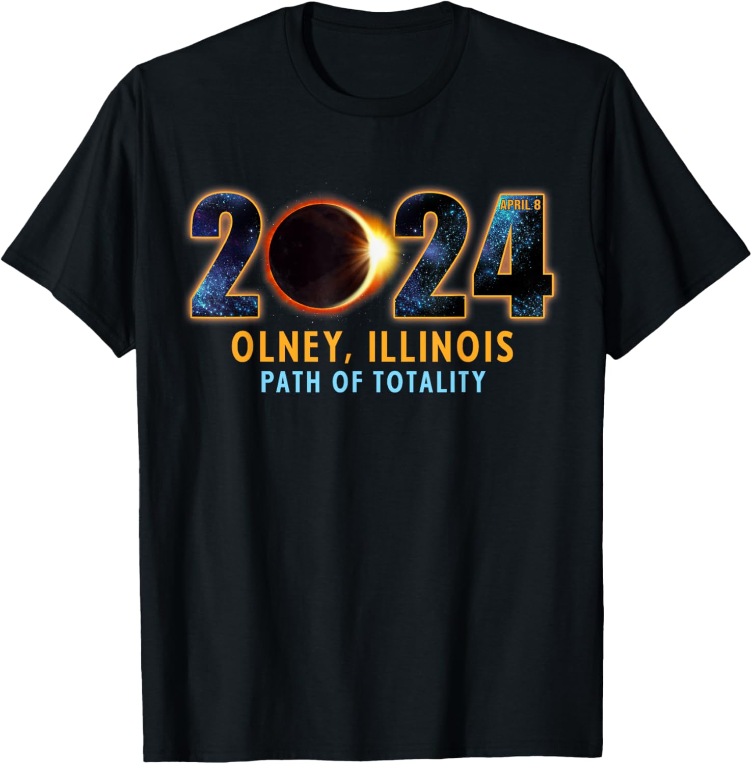 Olney Illinois Total Solar Eclipse 2024 T-Shirt