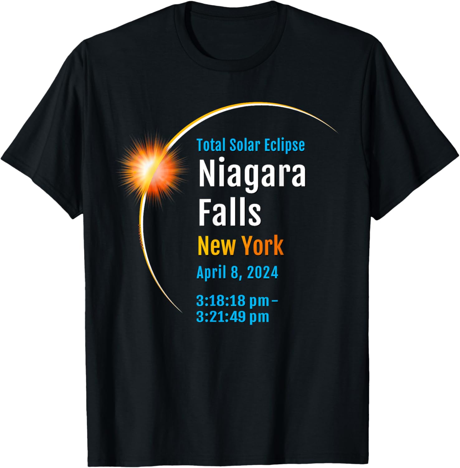 Niagara Falls Total Solar Eclipse 2024 T-Shirt