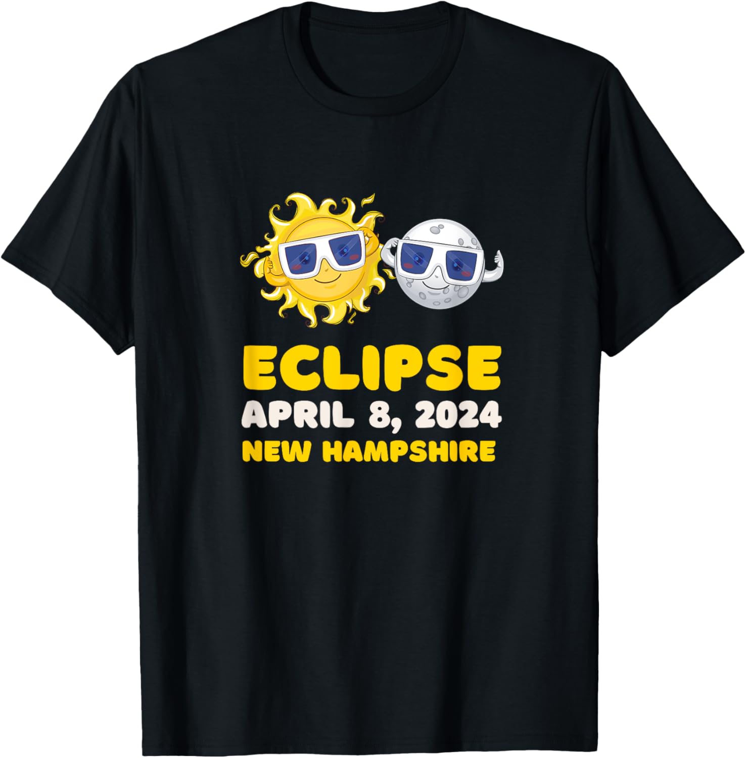 New Hampshire Total Solar Eclipse 2024 T-Shirt