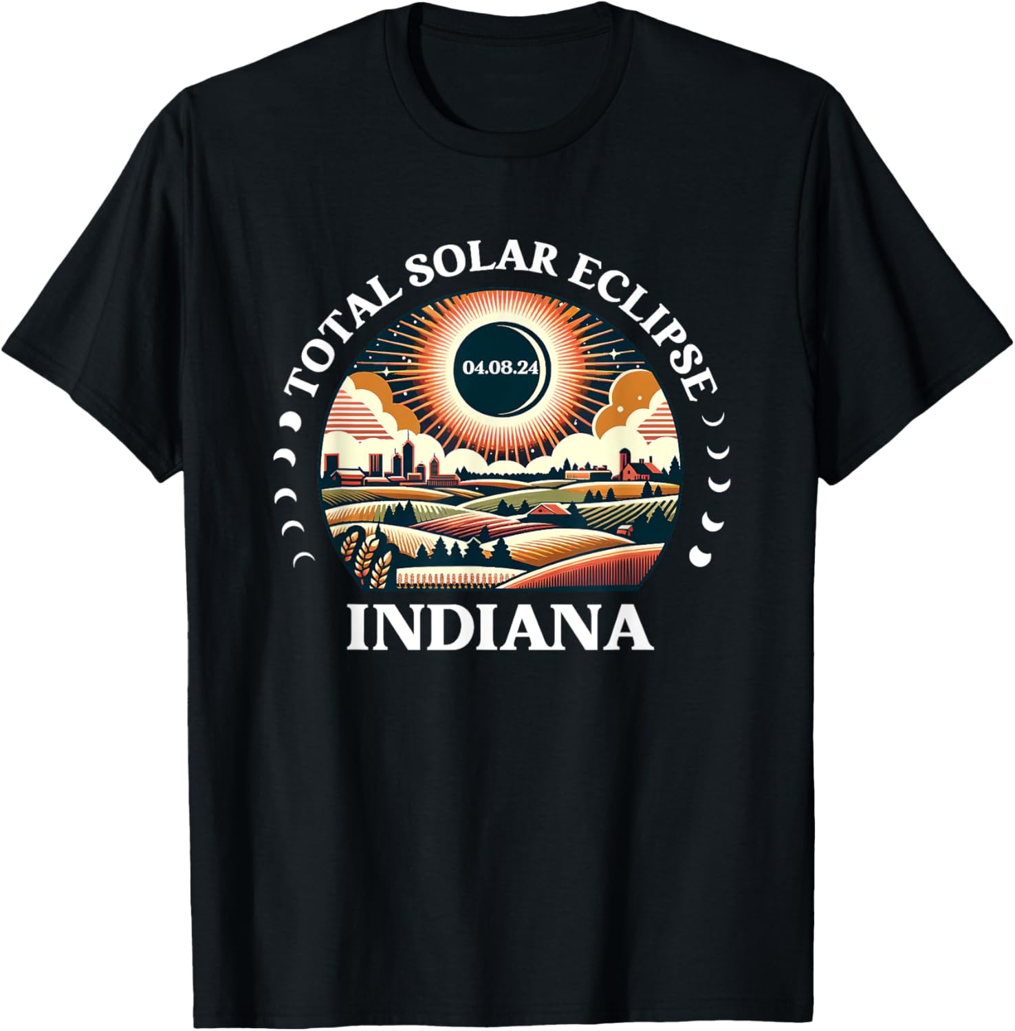 Indiana Eclipse 4.08.24 T-Shirt