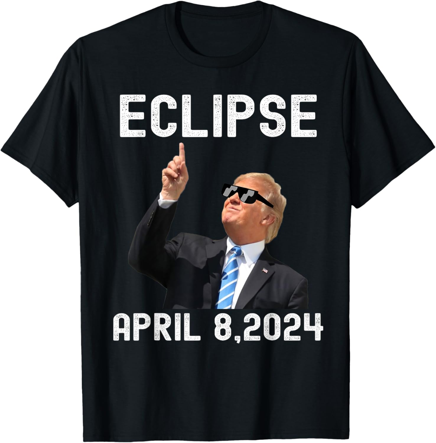 2024 Total Solar Eclipse Trump T-Shirt