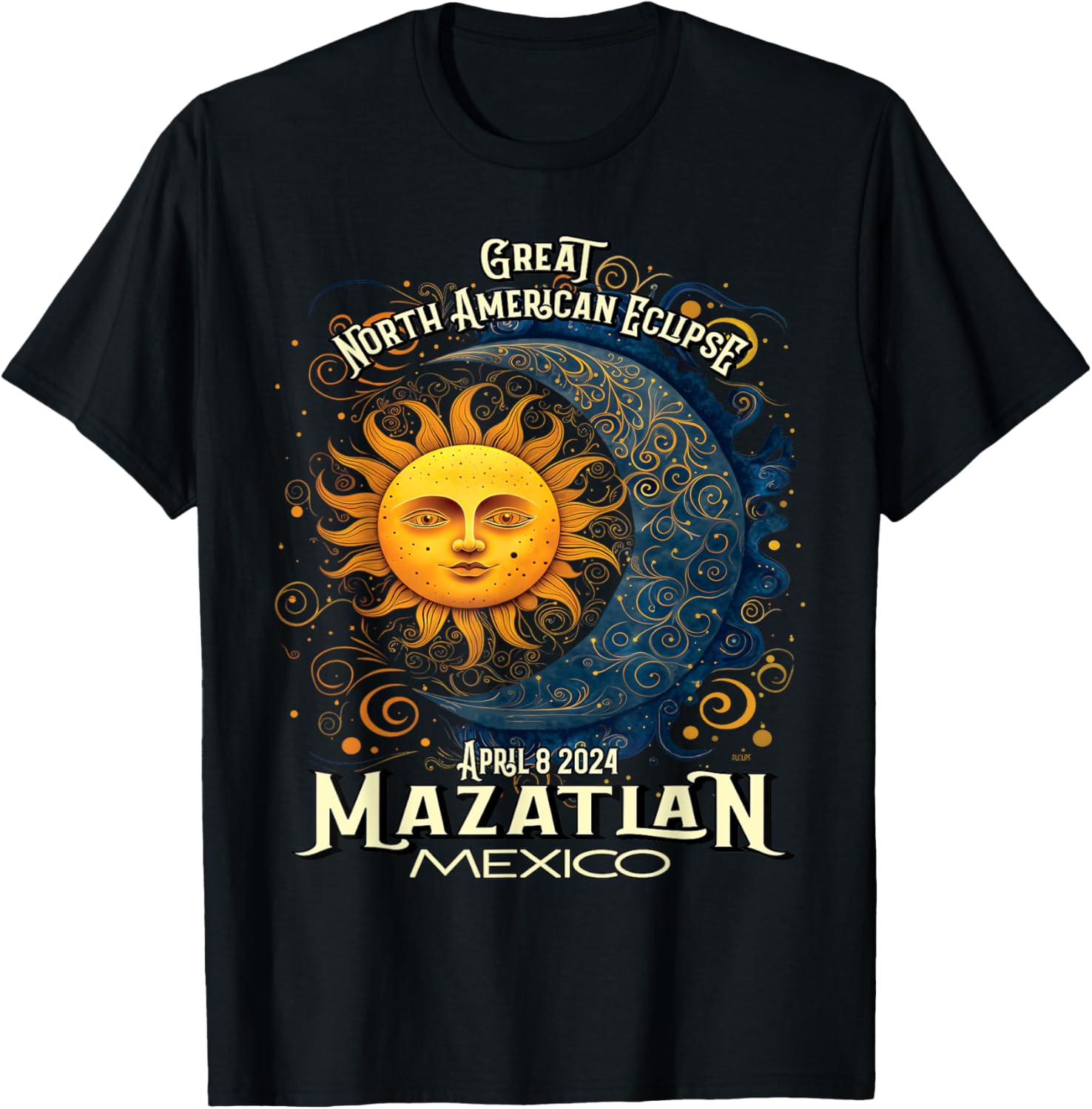 Mazatlan Mexico Solar Eclipse Totality Event Memorabilia T-Shirt