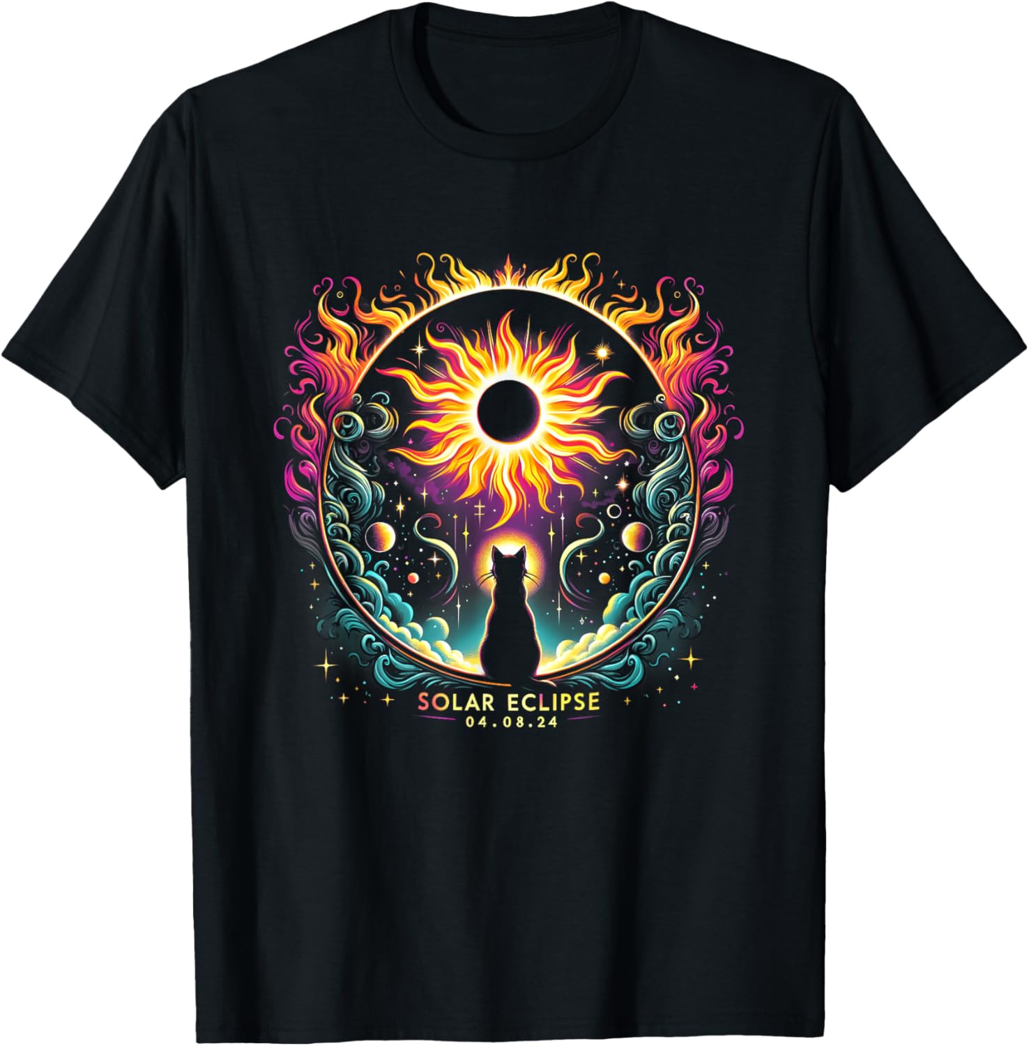 Cat Lover Astronomy T-Shirt