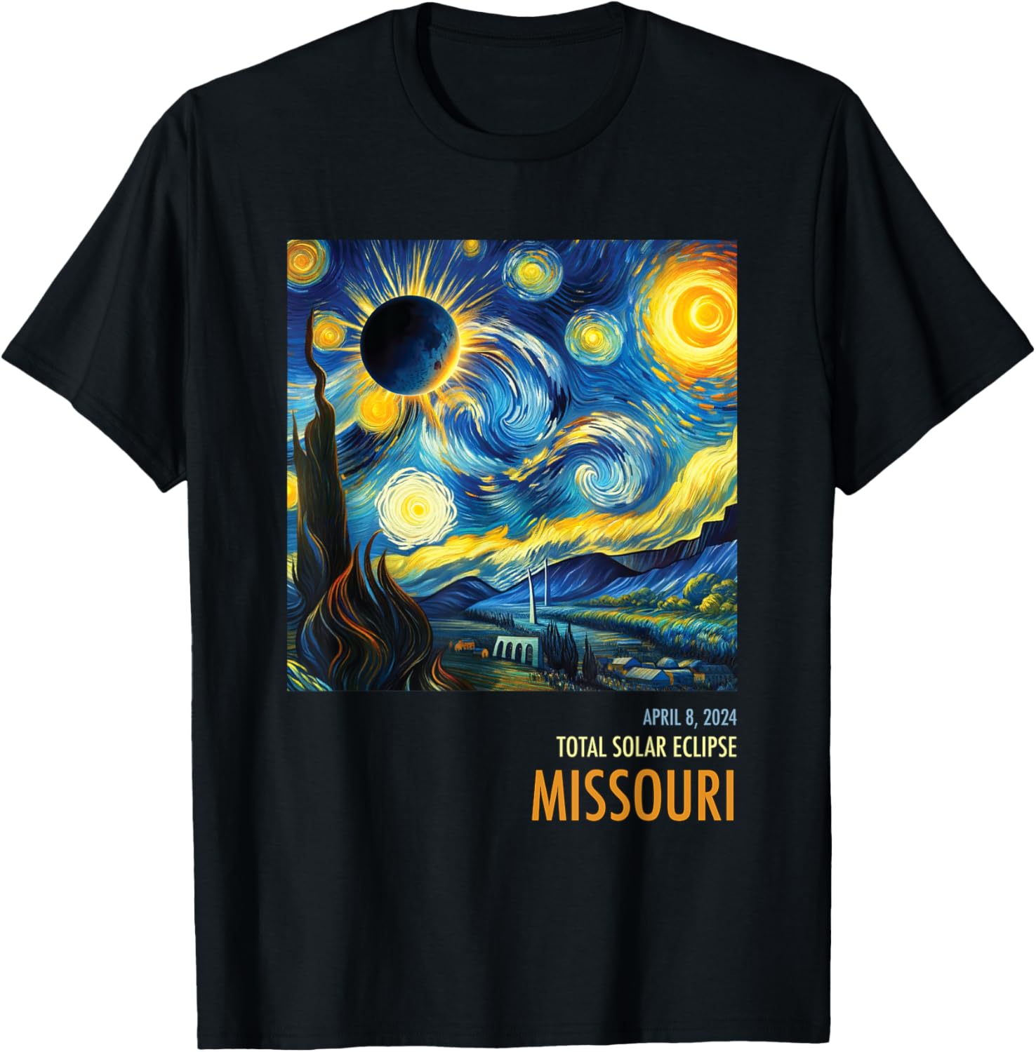 Total Solar Eclipse 2024 Missouri T-Shirt