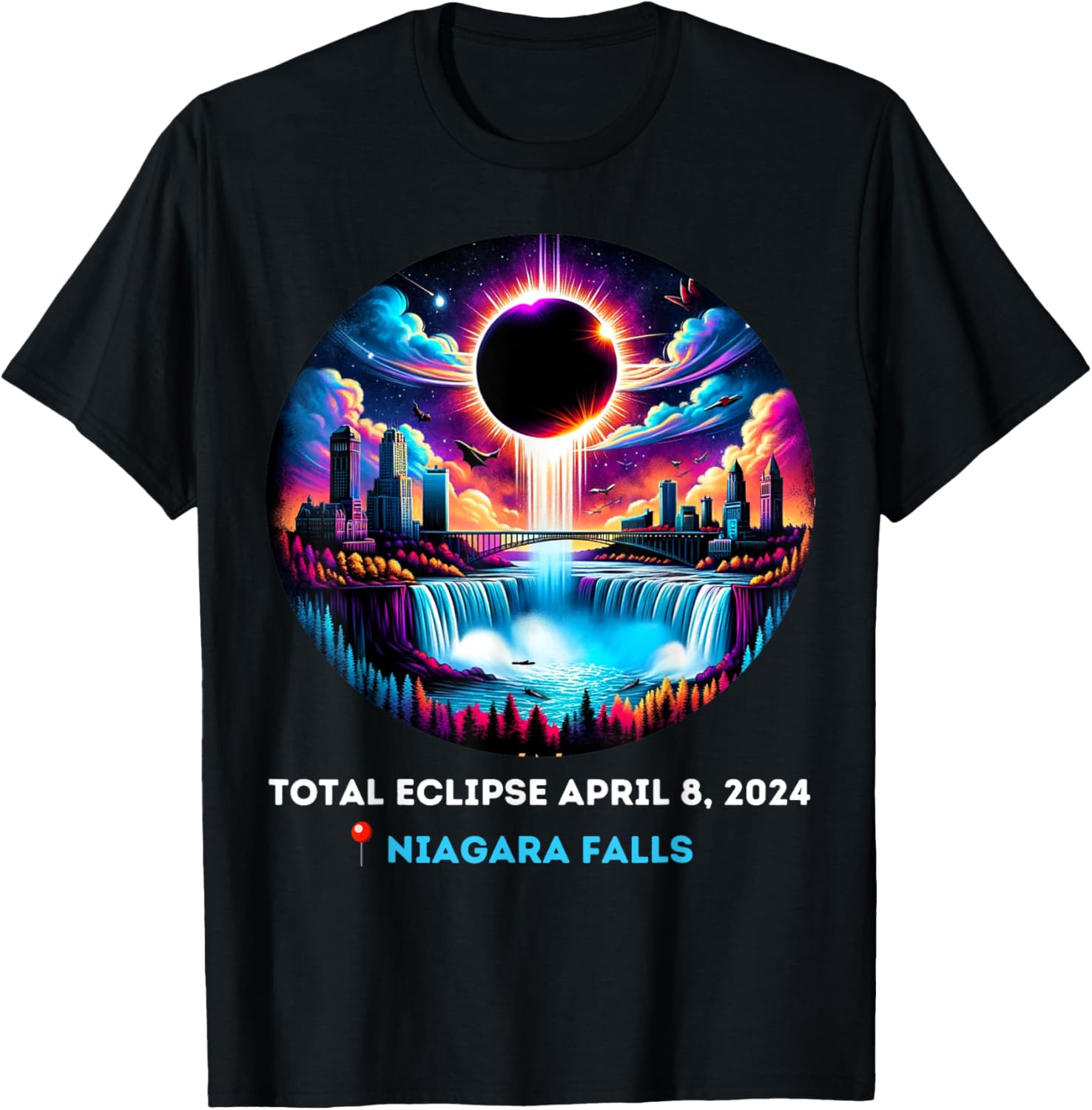 Niagara Falls Total Solar Eclipse T-Shirt