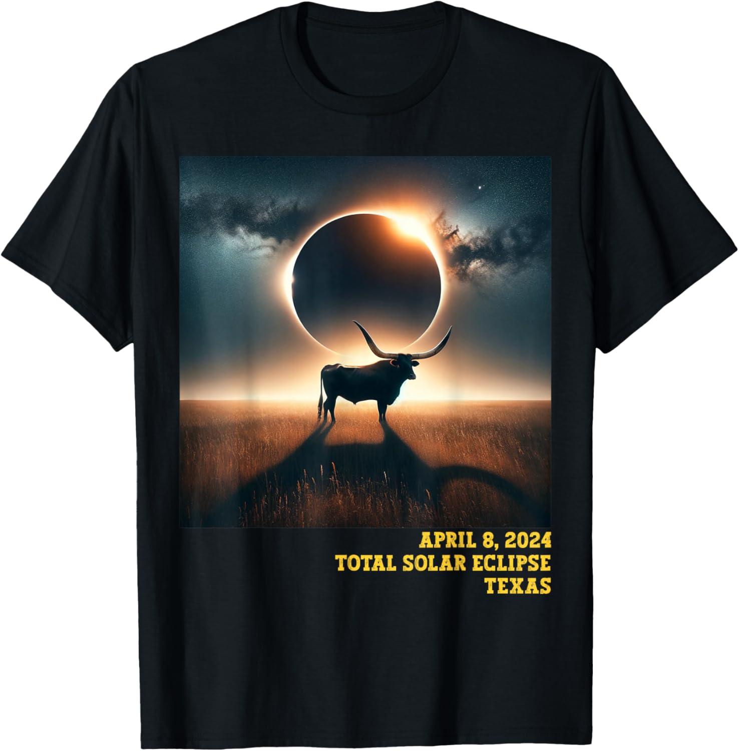 Texas Total Solar Eclipse 2024 T-Shirt