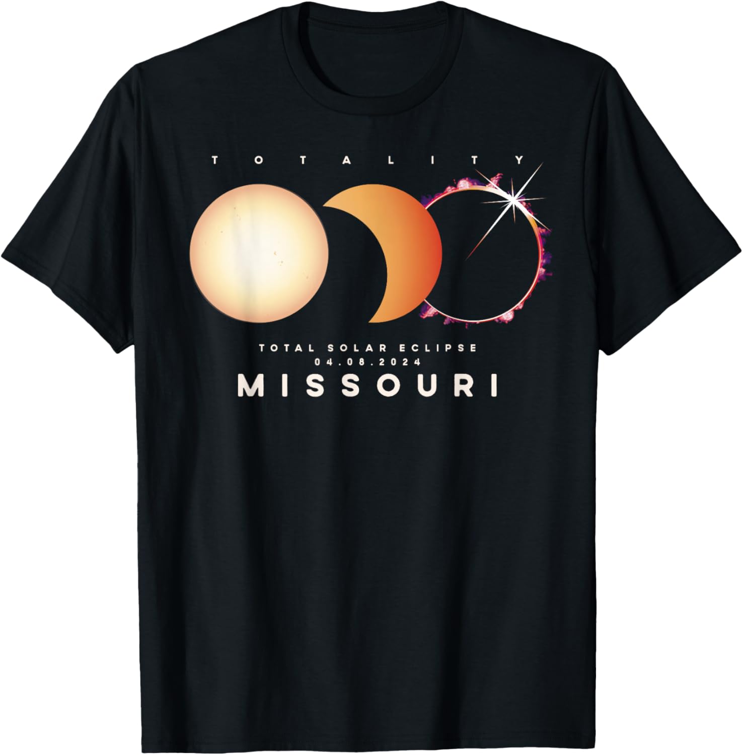 Solar Eclipse 2024 Missouri T-Shirt