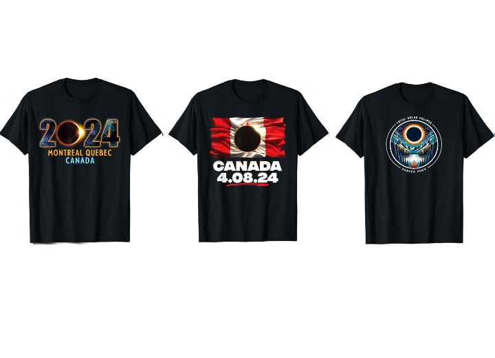 Canada Total Eclipse Shirts