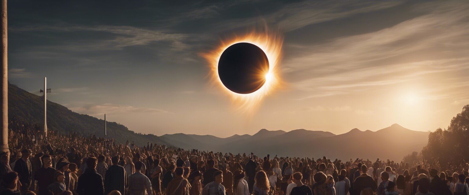 Archival images from eclipse viewings