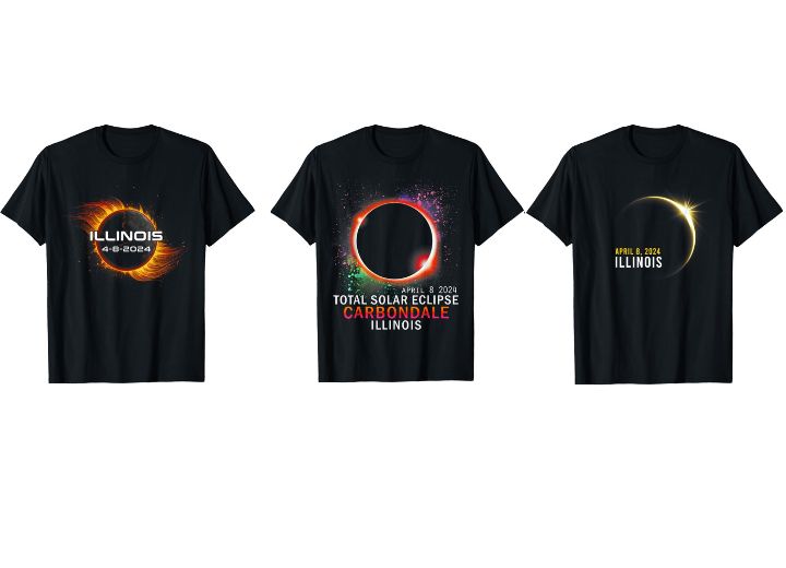 Illinois Total Eclipse Shirts