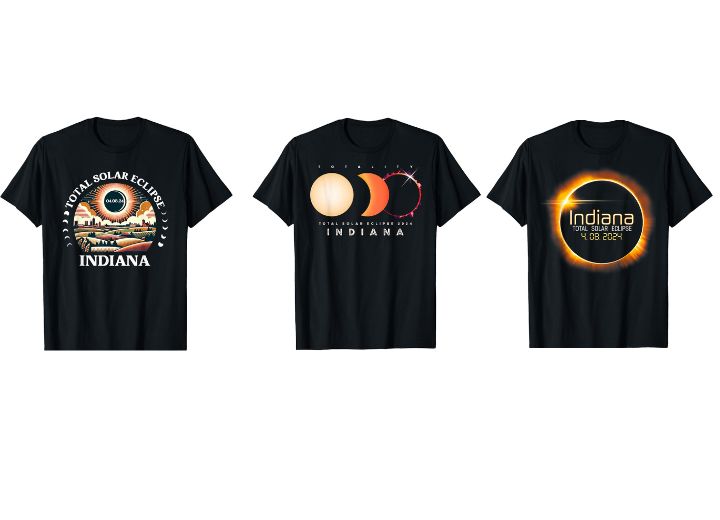 Indiana Total Eclipse Shirts