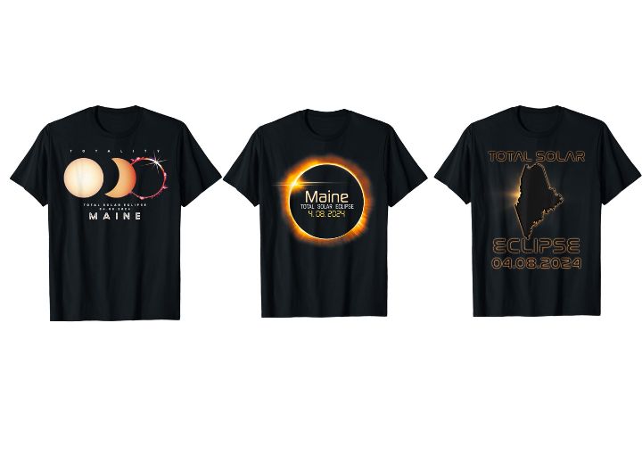 Maine Total Eclipse Shirts