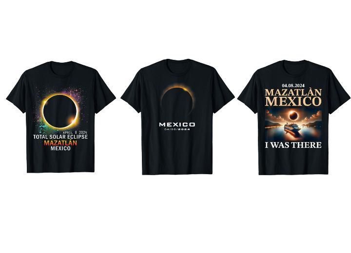 Mexico Total Eclipse Shirts