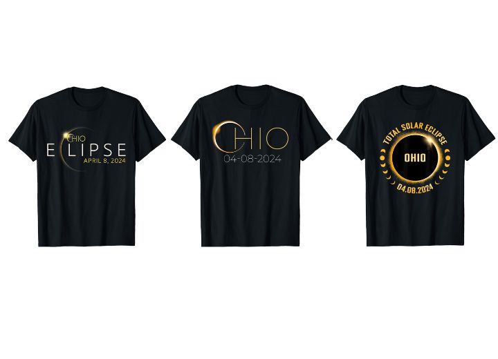 Ohio Total Eclipse Shirts