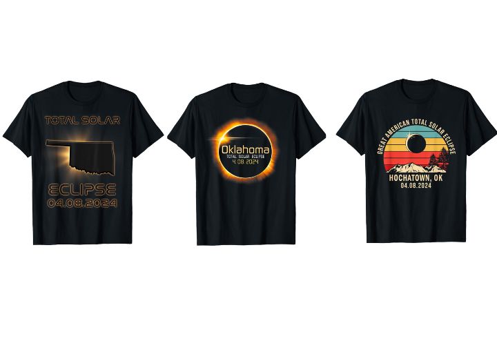 Oklahoma Total Eclipse Shirts