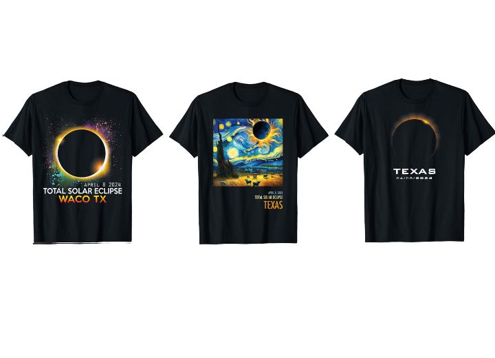 Texas Total Eclipse Shirts